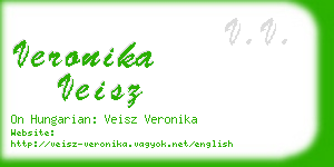 veronika veisz business card